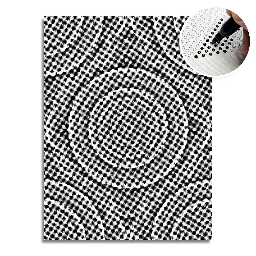 Punktmönster 2 prickmalning