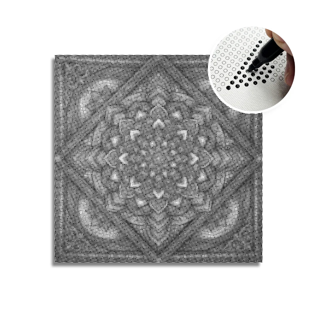 Mandala 6 Dot Målning