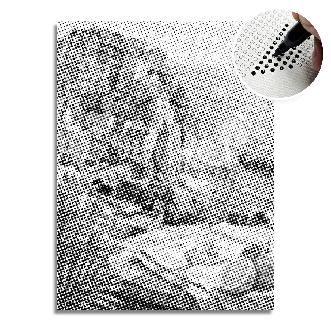 Limoncello Dot Målning