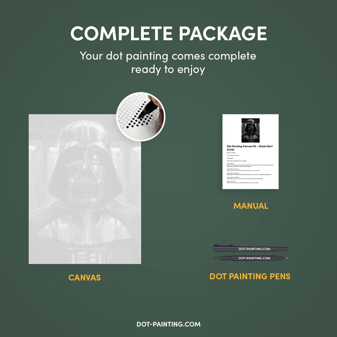 Darth Vader prickmålning