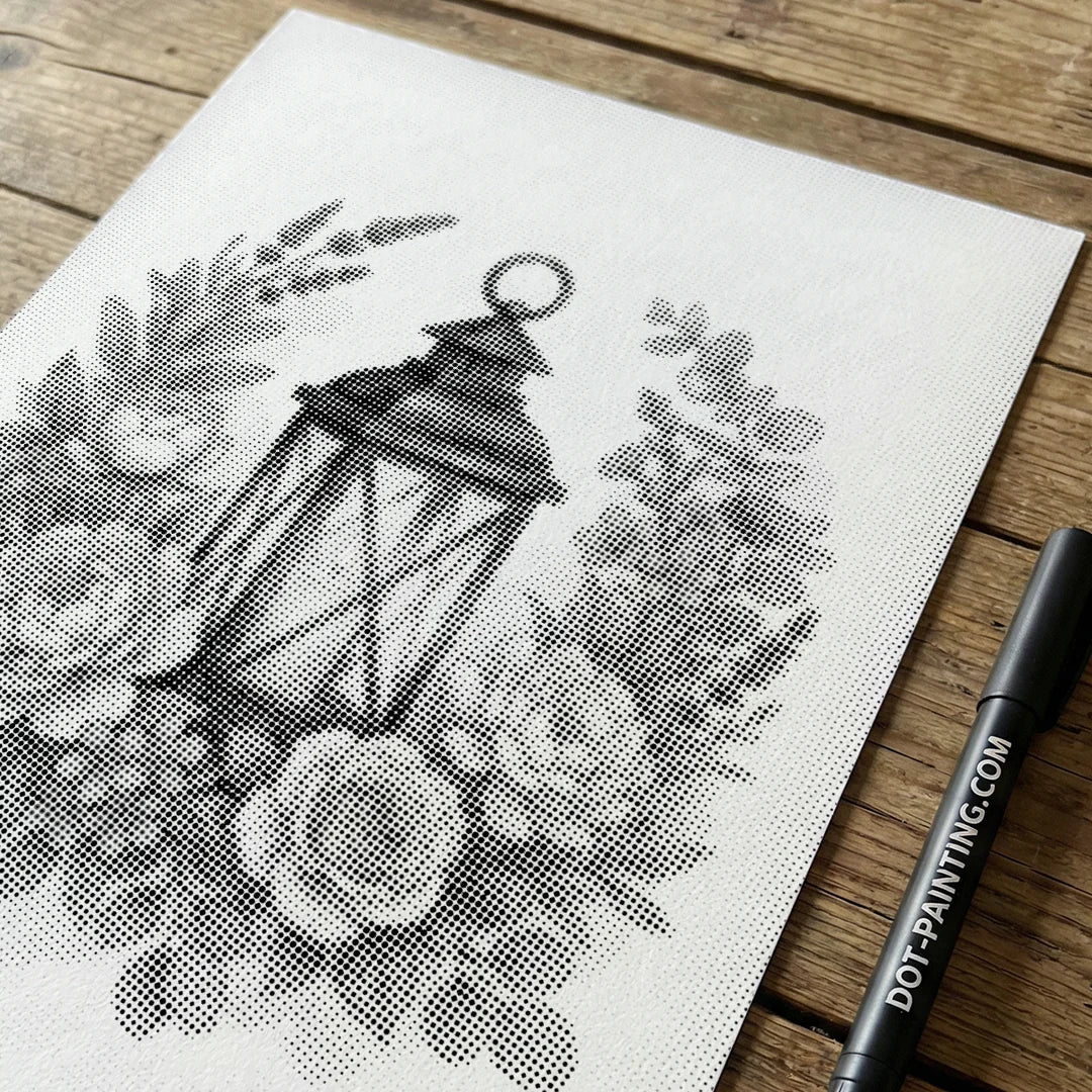 Lantern Dot Målning