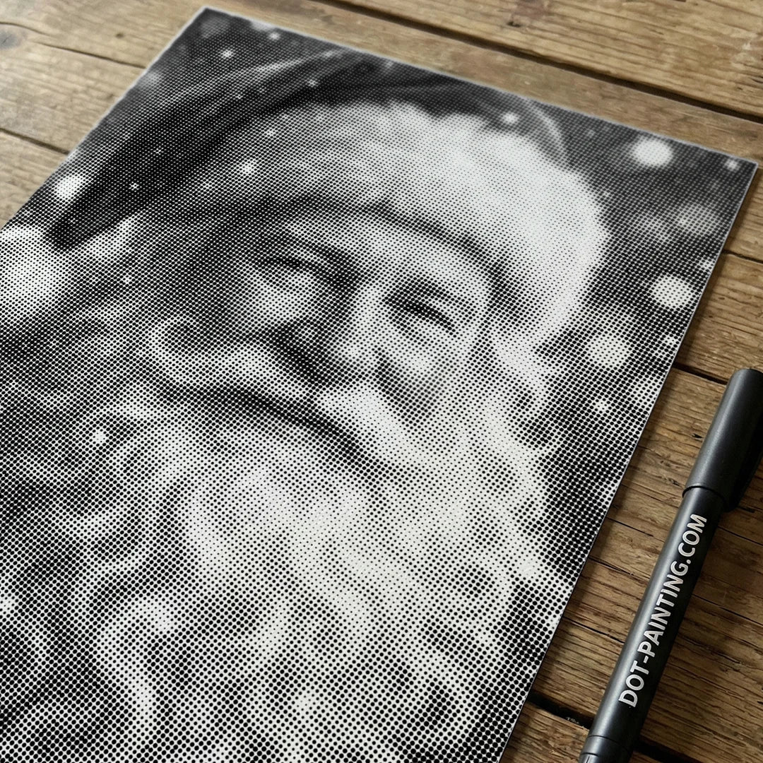 Tomte 2 prick målning