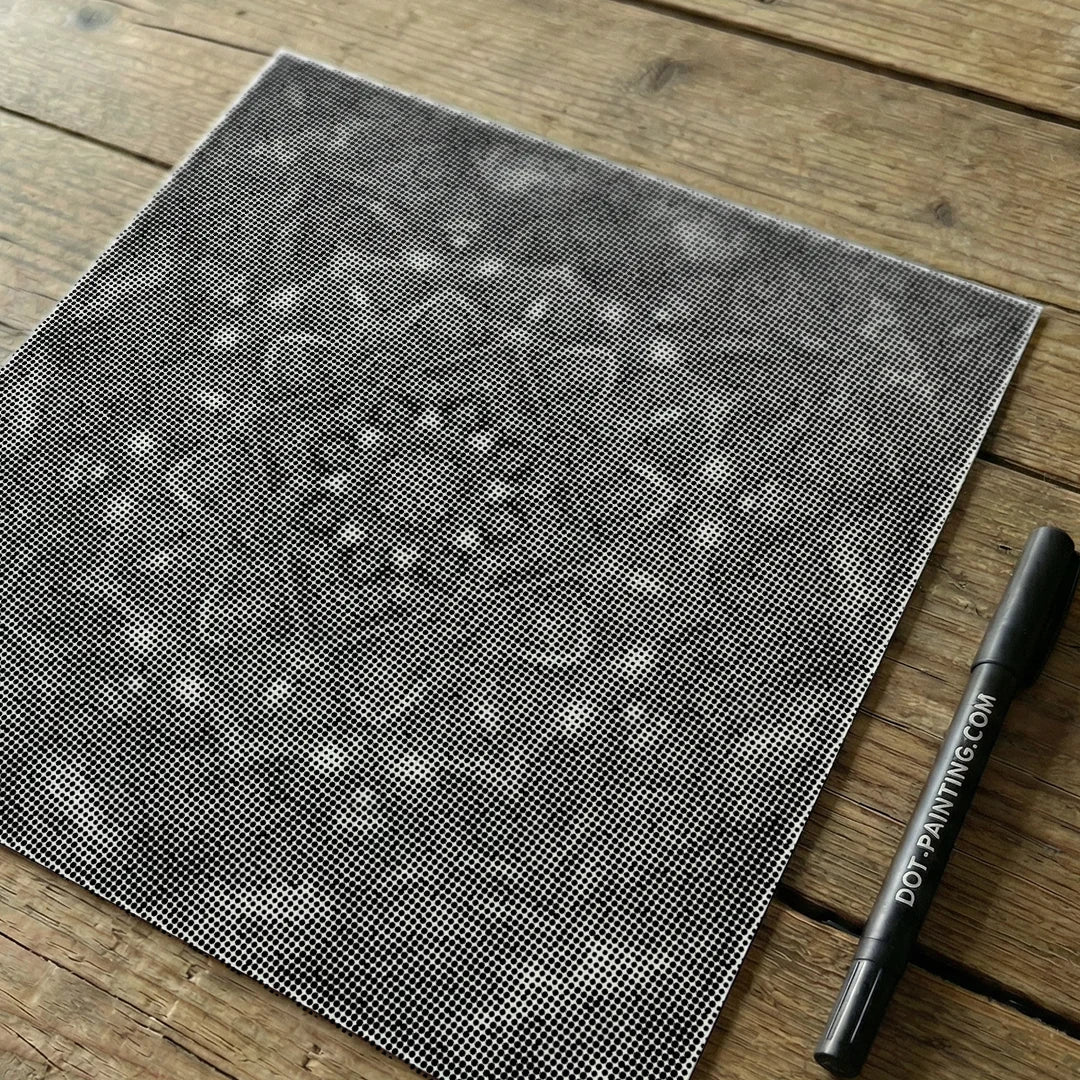 Mandala kakel prickmålning