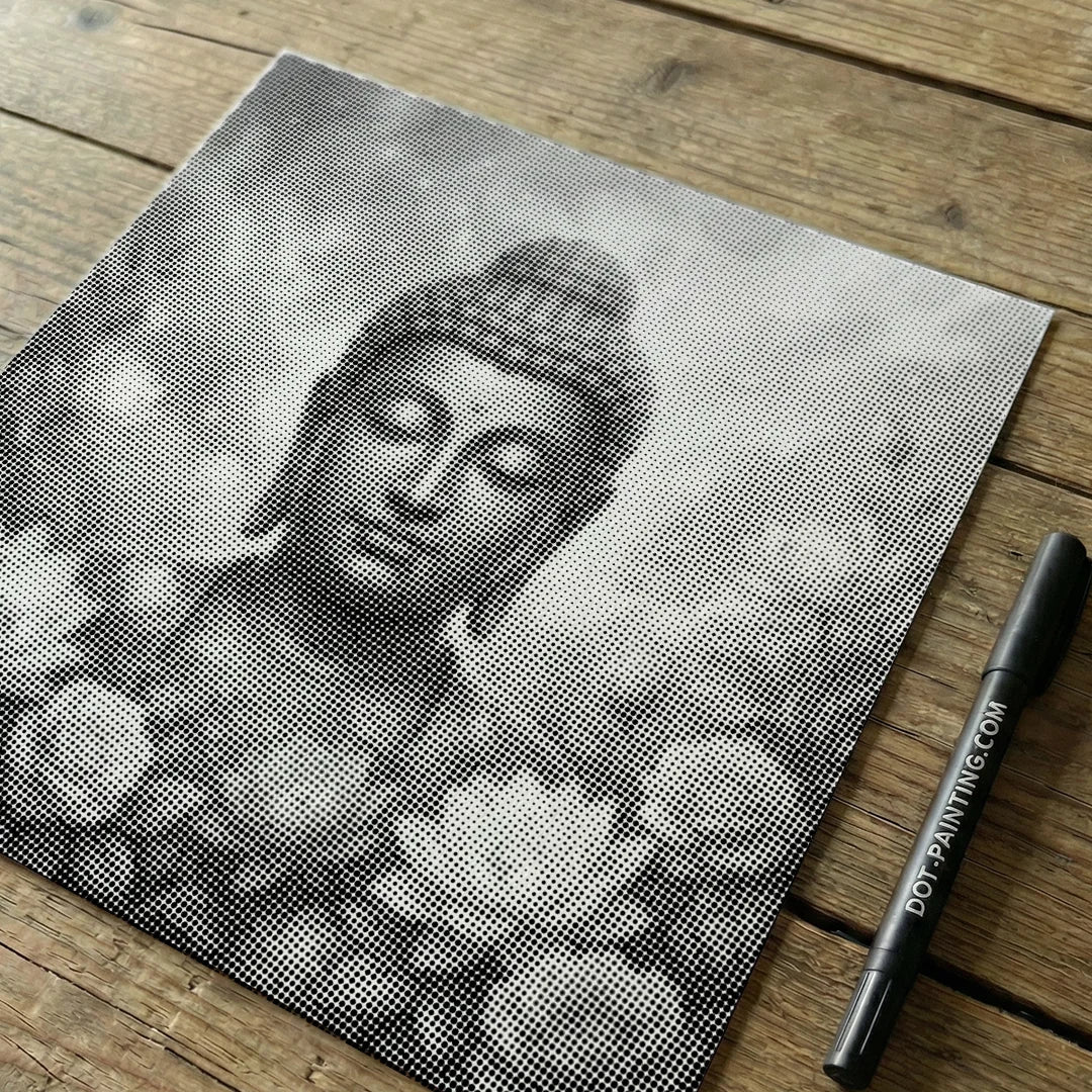 Buddha Dot Målning