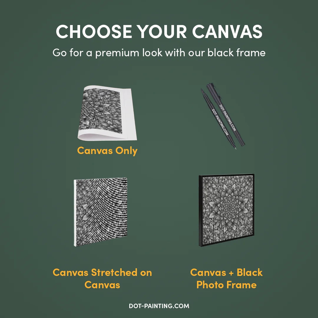 Mandala 8-punktsmålning