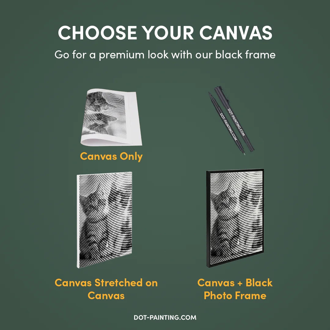 Kattungar prickmålning