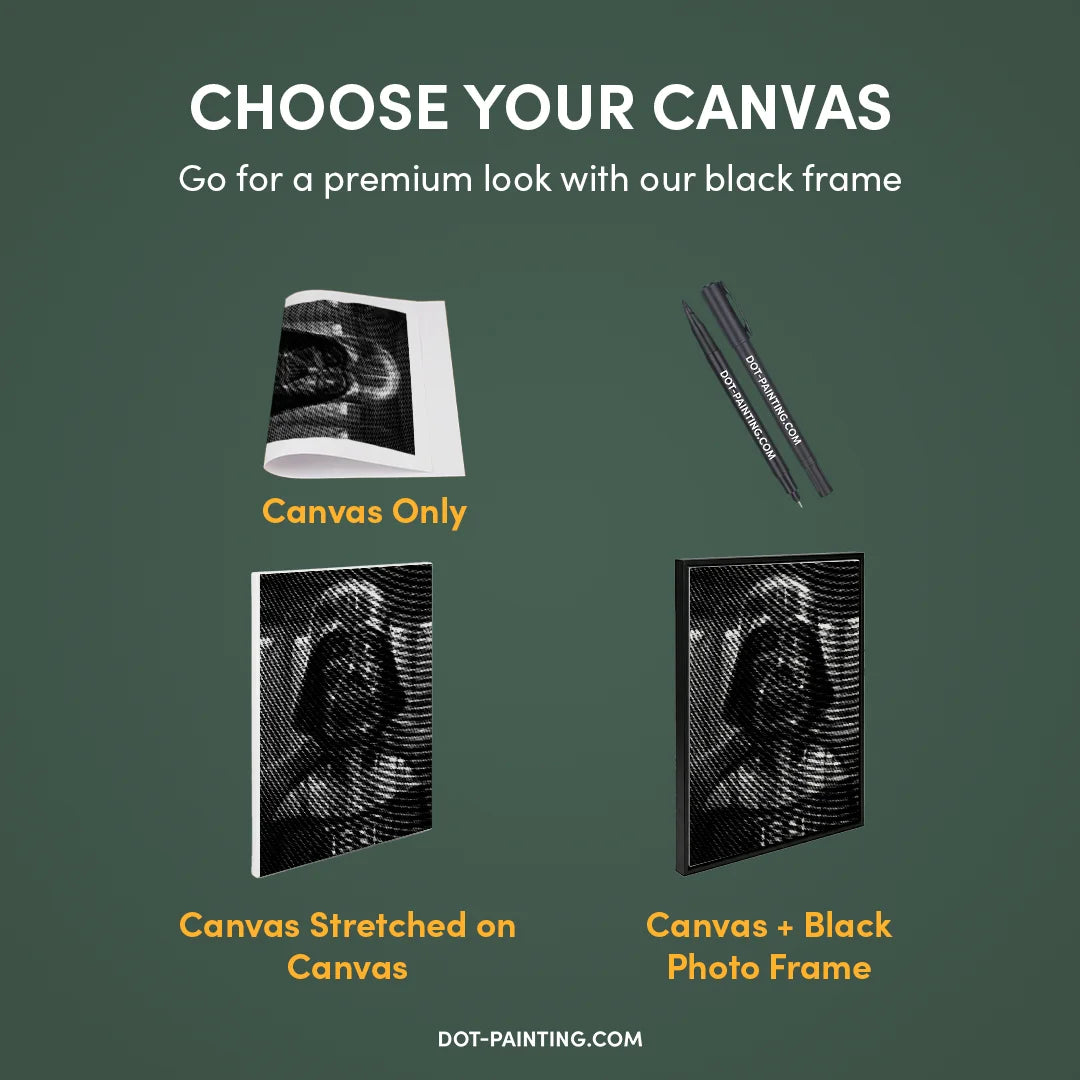 Darth Vader prickmålning