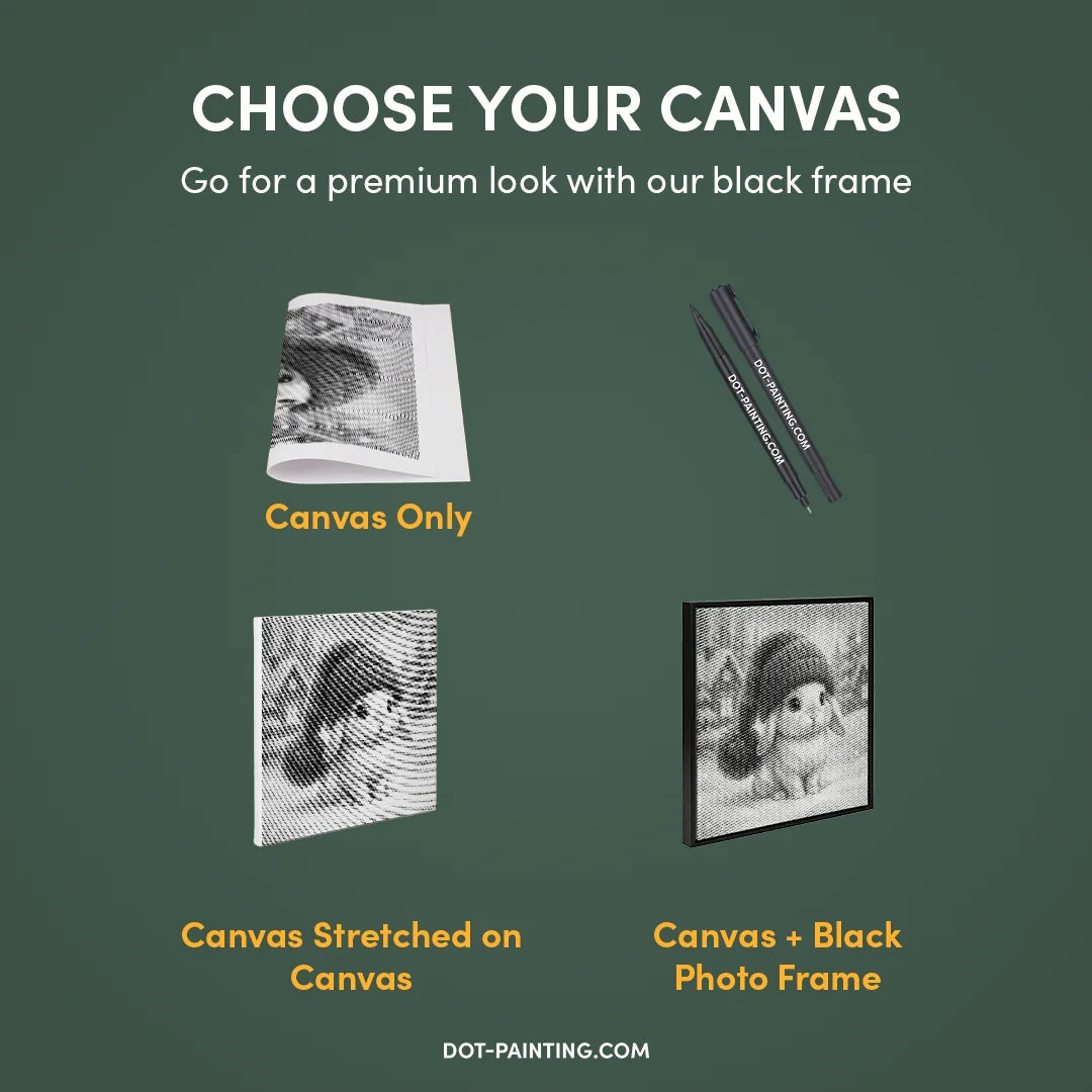 Vinter kanin prick målning