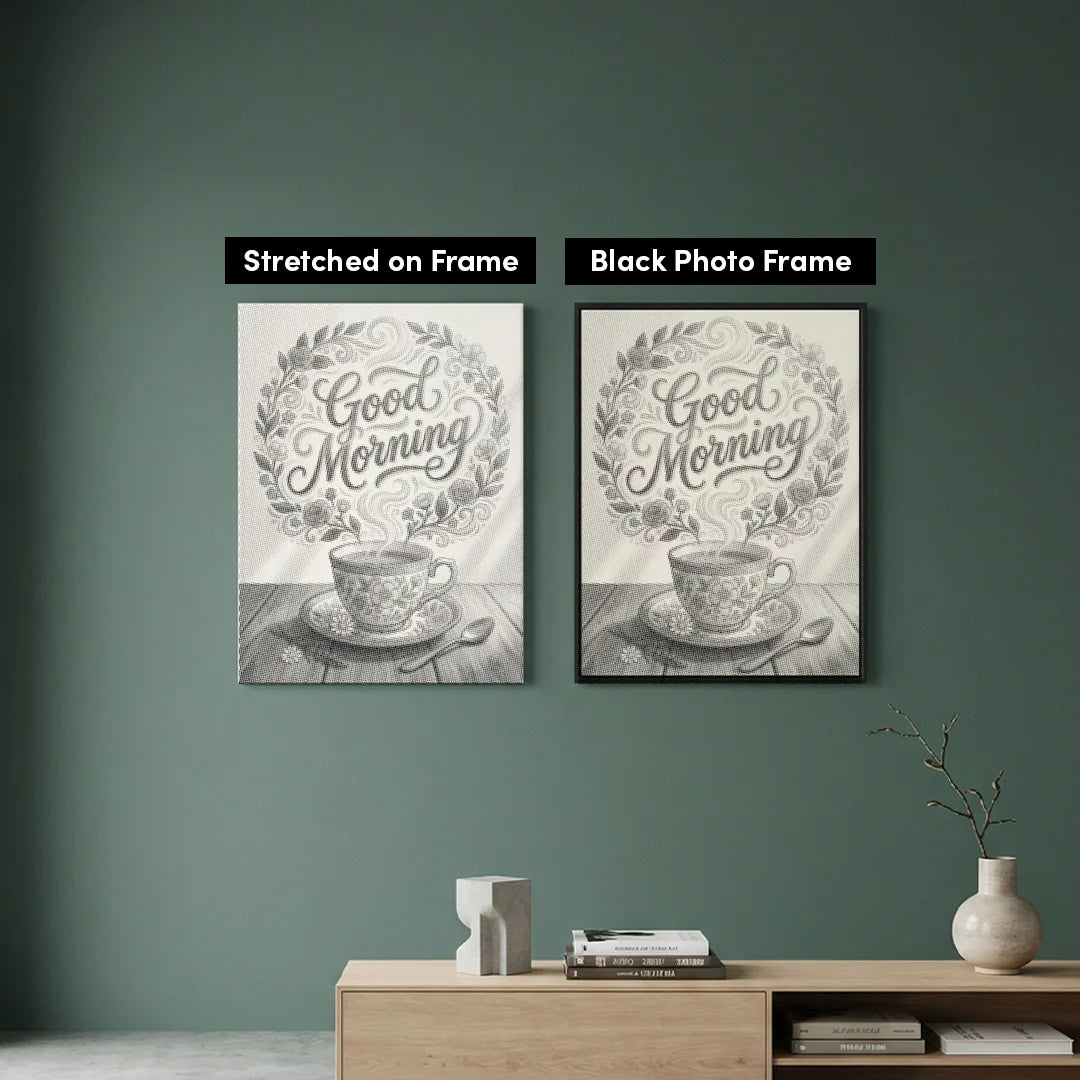 Godmorgon kaffepricksmålning