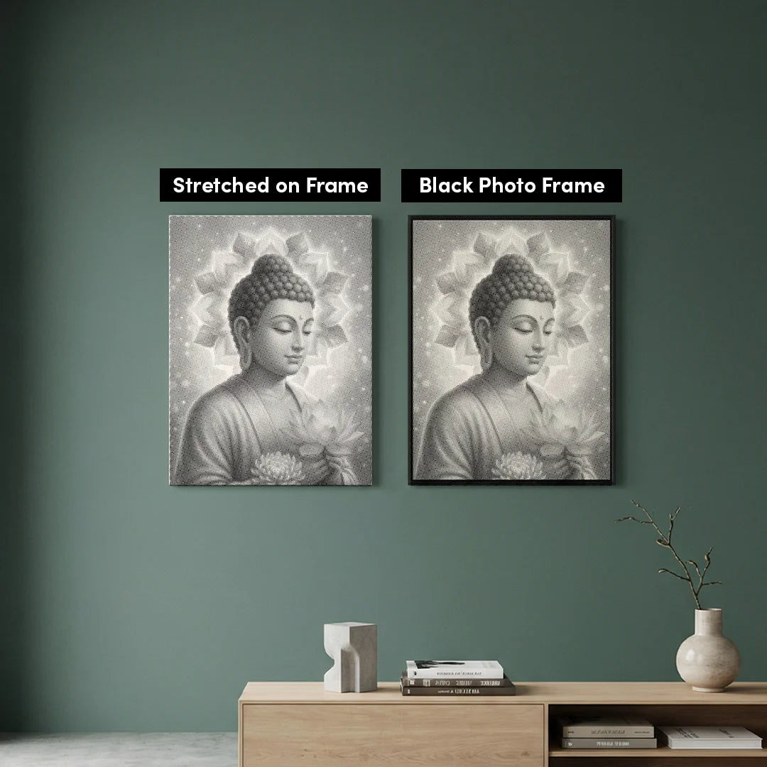 Buddah Dot Målning