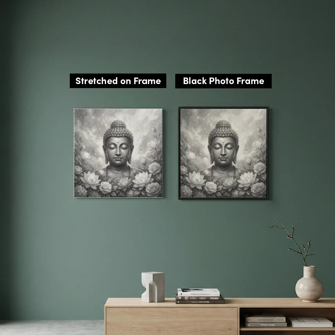 Buddha Dot Målning