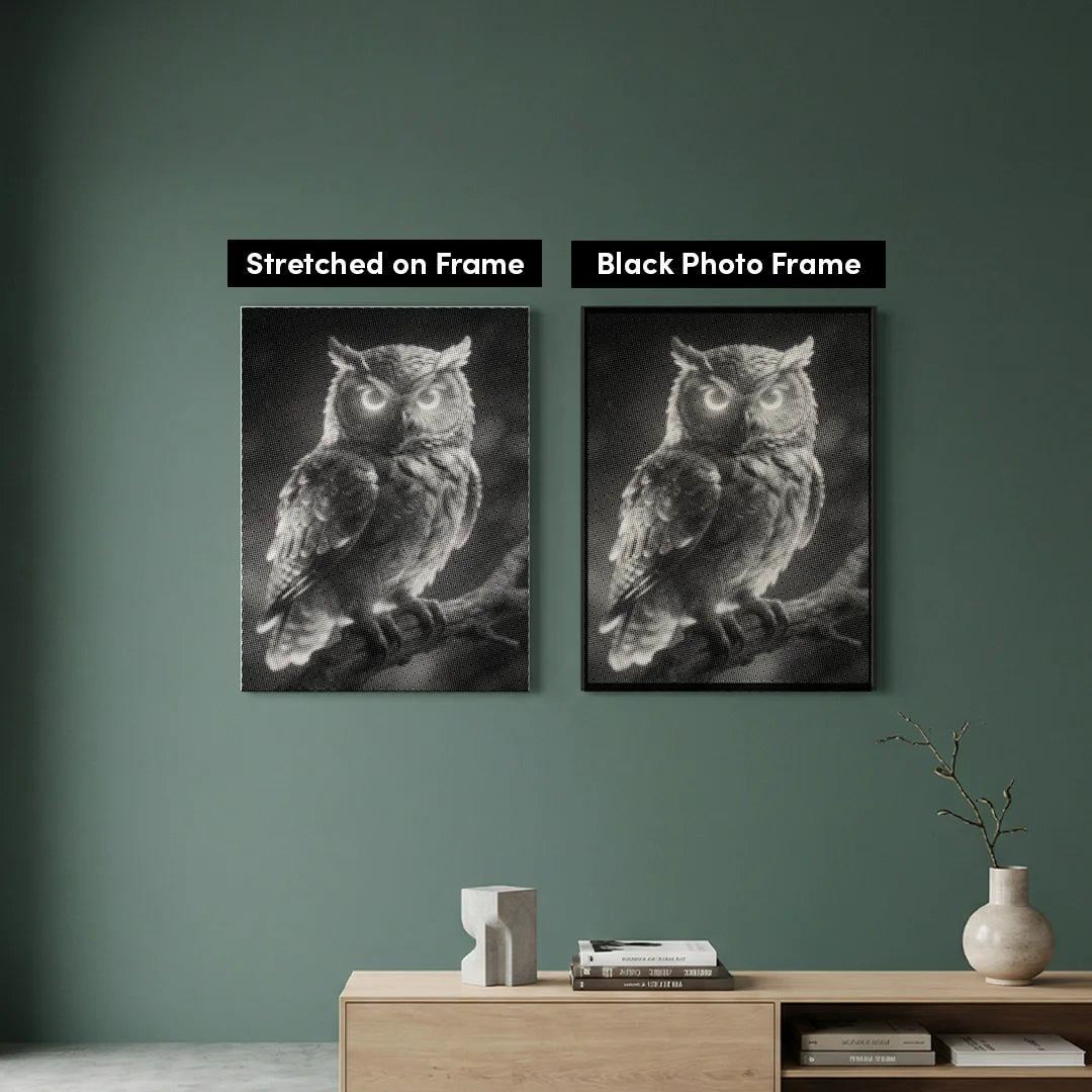 Uggla 2 Prickmålning