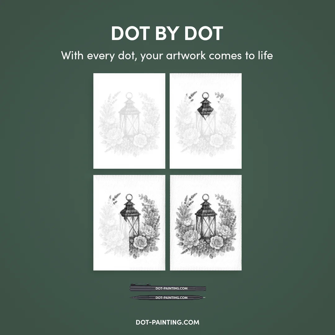 Lantern Dot Målning