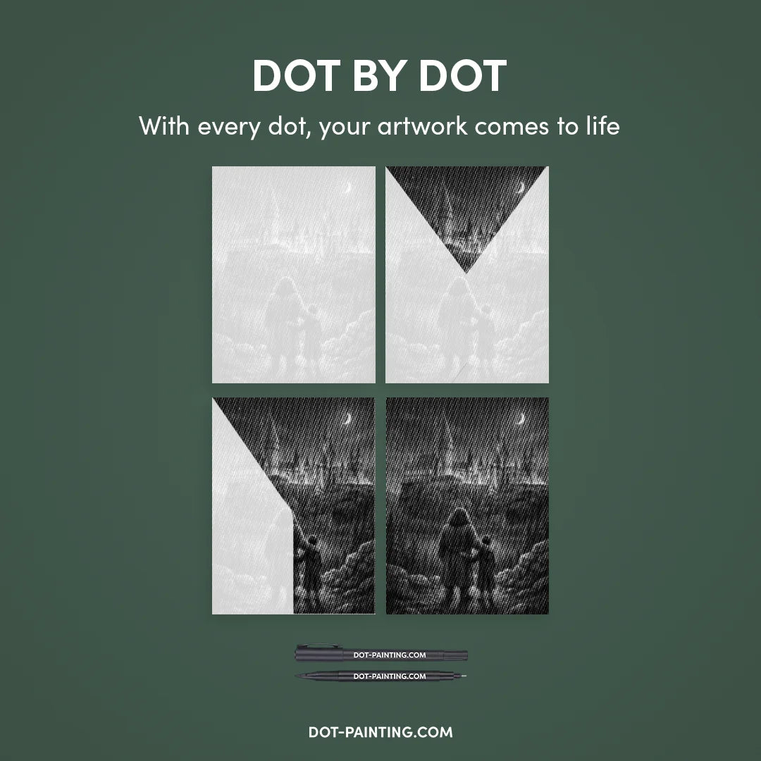 Hogwarts prickmålning